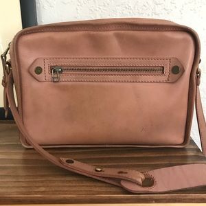 Madewell tan leather purse